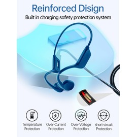 WUNIAK Charging Cable for Banoshalo X7 Bone Conduction Headphones - Open Ear Headphones,Magnetic USB Charging Cable 60cm USB Flexible Charger Cord Cable Accessories，（2 Pack）