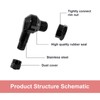 2 PCS Motorcycle Tire Valve Stems, 90 Degree Aluminum 11.3mm/10mm