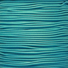 Golberg 1/8 Inch Diameter Shock Cord - Elastic Stretch Rope for Custom Bungee Lengths - (Turquoise, 10 Feet)
