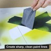 BOMEI PACK 4 Pack Black Painters Tape, 2inch x 30yds,