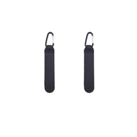Stroller Hooks, , Stroller Luggage Hooks, Easy to Install, Non-slip, Lightweight, Durable, Adjustable, Reusable and Fashionable, Perfect for Strollers, Bicycles, Motorcycles (2 Pieces, Black)