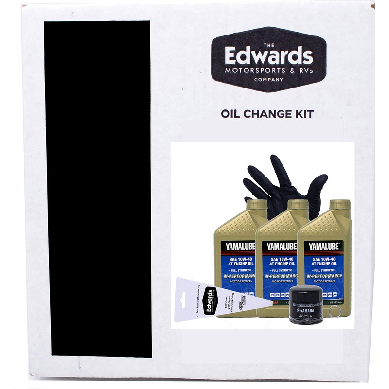 Edwards Oil Change Kit fits 2010-2020 Yamaha YZF-R6 (Full Synthetic)