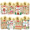 qiqee Christmas Gift Bags Set of 8 - White Bags