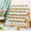 Threlaco 40 Pcs Baby Shower Candle Favors Bulk Glass Lavender