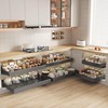 Seinloes 2 Pack Pull out Cabinet Organizer 21" Deep With