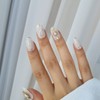 Pearl brooch handmade nail tip - Ballerina L / 진주