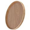 Round Shape Solid Wood Tea Coffee Snack Food Meals Serving