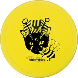 FotCot Discs Bumble Bob Putter Disc Golf Approach Pack (1 Putter, Rainbow Stamp, Yellow Disc)