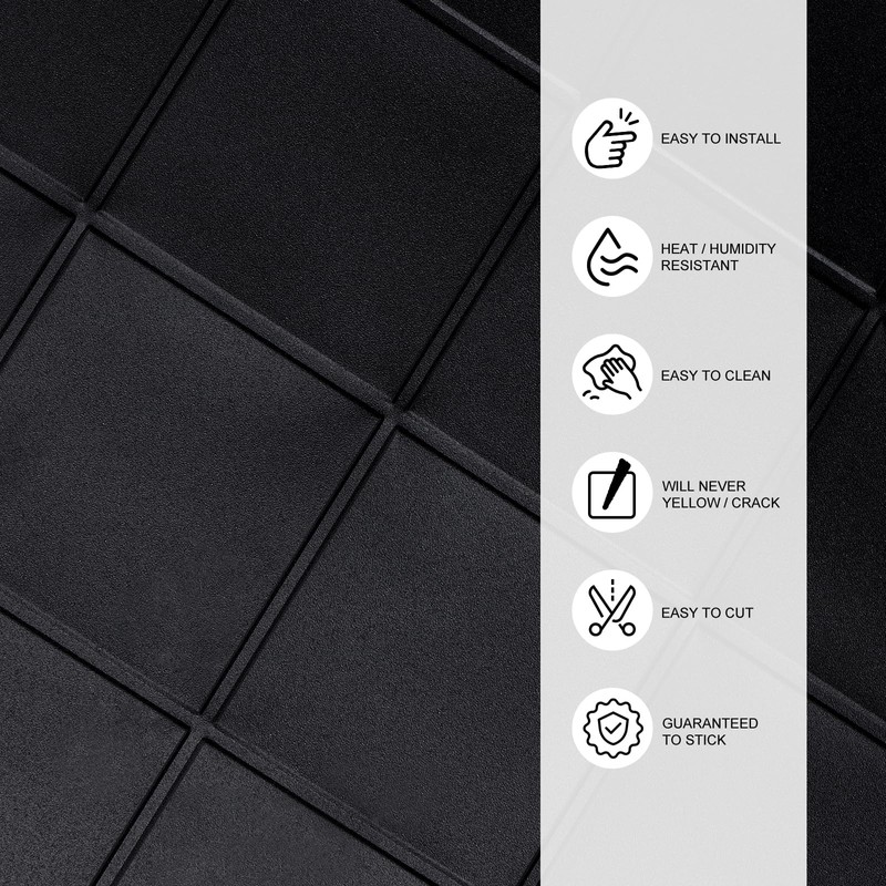 Peel and Stick Tiles for Kitchen, Premium Large Design Matte