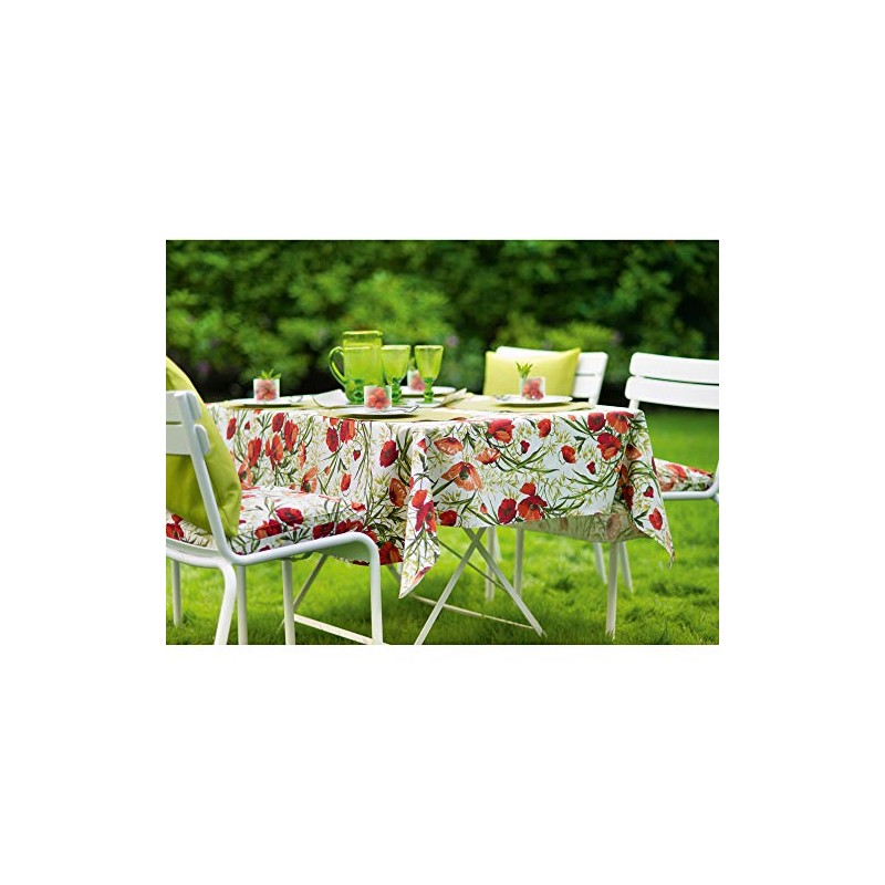 Sander Square tablecloth ziegel size 85x85 cm