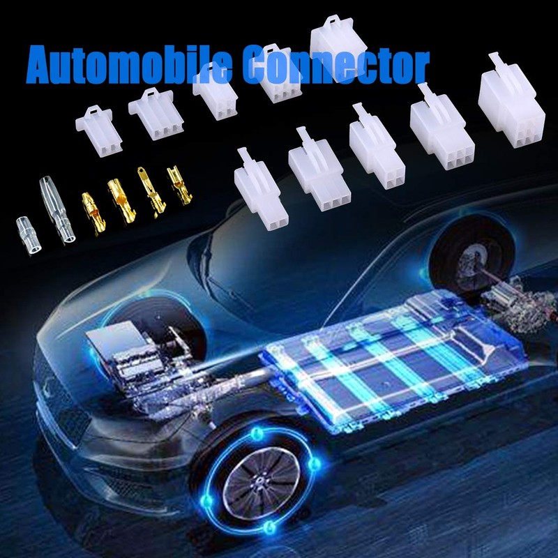 Swpeet 580Pcs 2.8MM Automotive Electrical Wire Connectors Kit, 2.8mm 2