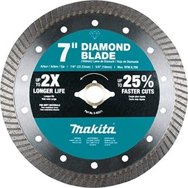 Makita E-02571 7" Diamond Blade, Turbo, Soft Material