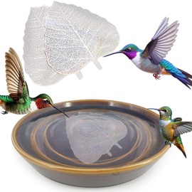 RONDURE 2 pcs Bird Bath Purification Disk 4 Inch Bird Bath Water Cleaner Disk, All-Season Water Purifier Copper disc for Bird Bath (Iron-Silver Alloy)