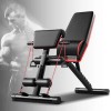 Foldable Incline Decline Adjustable Bench Full Body Workout Gym Weight