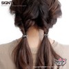 annieu Spiral Hair Elastics, Hair Accessory, Twin Tail, Designed by
