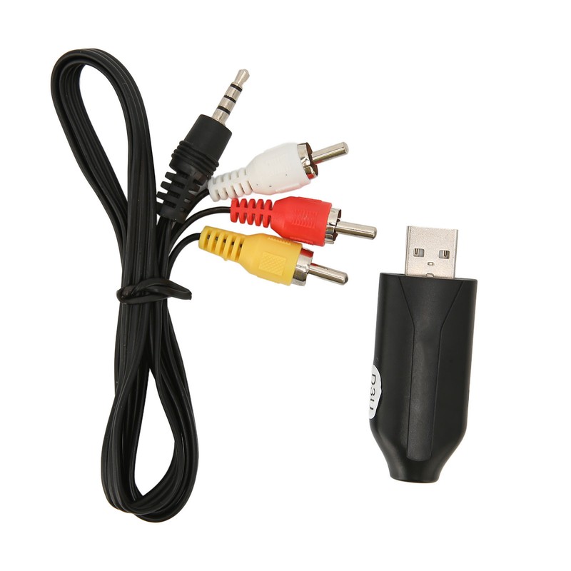 RCA Video Capture Adapter Multifunctional USB to AV Capture Card
