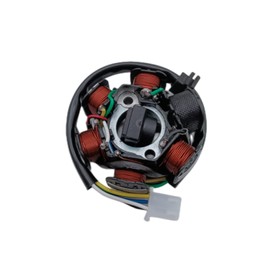 GY6 Stator Magneto 6 Coil 5 Wire Alternating Current Copper Ignition Stator for GY6 50cc 125cc 150cc Moped ATVS Dirt Pit Blikes Scooter Go-kart Buggy Taotao Coolster Roket Sunl Tank JCL Lance Jonway
