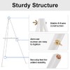 Falling in Art 65" A-Frame Tripod Easel Stand, Wooden Display