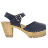 MIA Women's Abba Clog, Dark Blue Suede, 6 M US