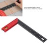 12 Inch Combination Framing Square Carpenter Square, 5°-90° Woodworking T