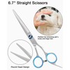 TPZORJX Professional Dog Scissors Set, Stainless Steel 5 in 1
