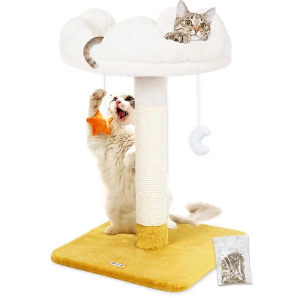 Happi N Pets Cloud Cat Tree, Cat Scratching Post with
