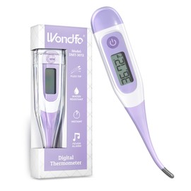 Digital Basal Thermometer for Women Fertility – BBT Thermometer for Ovulation & Pregnancy Tracking – High Accuracy & LCD Display & Waterproof