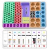 Battery Organizer Storage Holder Case Box with Tester Checker BT-168.