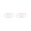 HeCheng Clear Rubber Silicon Clip On Type Nose Pads Pieces