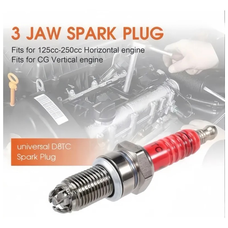 Bujia D8 Iridio Cargo125 Honda Italika Iridium Econom Vento