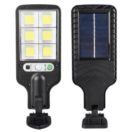 LED Solar Flood Light - Outdoor Light with Dusk to Dawn, 72 LED Solar Flood Light Security Motion Sensor Wall Street Yard Outdoor Lamp