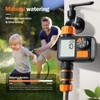 PISKOAN Sprinkler Timer, Programmable Garden Outdoor Hose Feature Timer with