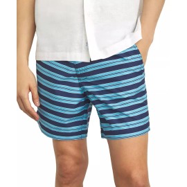 Onia Men's Calder Blue Stripe 6" Swim Shorts Trunks XL Rtl $110 New with Tag