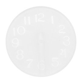 TEHAUX Flexible Clock Mold Resin Epoxy Mold for DIY Crafts Manual Timepiece Mold