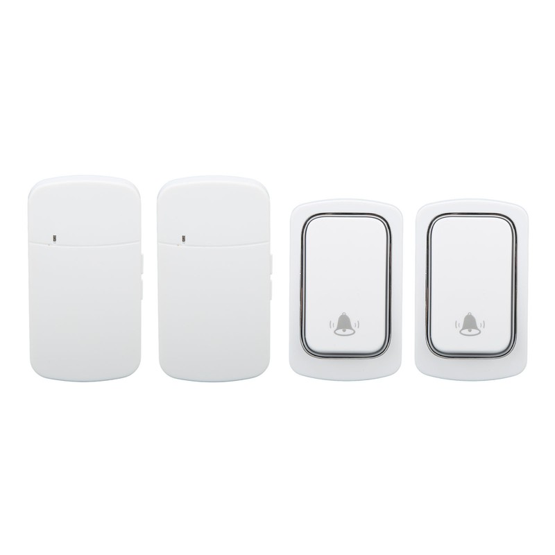 Wireless Doorbell Set Self Powered IP68 Waterproof Long Range Caregiver