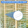 80PCS Plantation Shutter Repair Kit, Shutter-Repair-Pins for Blind Tilt Rod