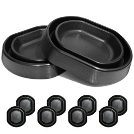 Bed Bug Interceptors | Bed Bug Interceptor Traps | Bed Bug Trap | Insect Trap, Monitor, and Detector for Bed Legs (Black-8 pcs)