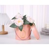 Set of 3 Cylinder Luxury Flower Boxes with Lids Round