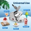 VIVOHOME Electric Ice Crusher Shaver 4 Blades Snow Cone Maker