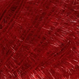Worsted Weight Dish Scrubby Sparkle Yarn, 50g/Skein, Color 101 Red, 2 Skeins