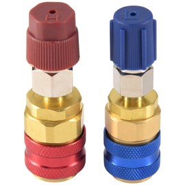 NISHZHU High and Low Side Extension Adapter R134A Freon Quick Coupling Adapter Automotive Air Conditioning Accessories for