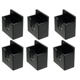 LepoHome Universal Walkie Talkie Hanger Holder Wall Mount with Adhesive Back, Radios Mic Microphone Belt Clip Organizer Hang Up Car Hooks,6PCS