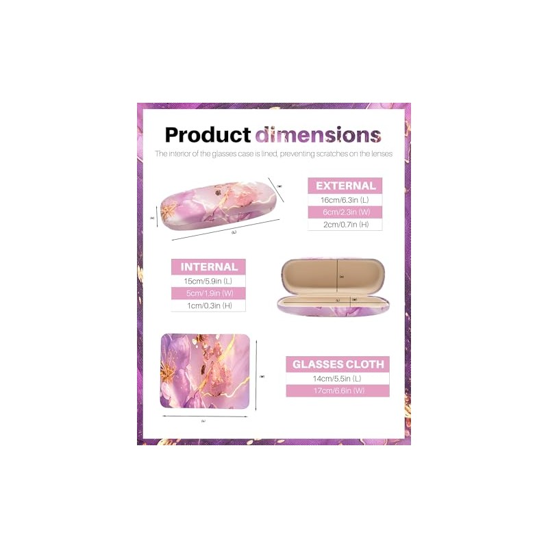 3pack eyeglass case hard shell，glasses case hard shell，eye glass cases