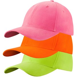 3 Pack Baseball Cap for Men Women 100% Cotton Baseball Cap Sports Casual Plain Sun Hat Hats Brass Polo Style Classic (Color Set 5)