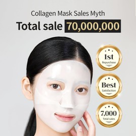 WELLDERMA Sapphire Collagen Impact Fitting Mask, 25g x 4 Sheets – Revitalizing Hydrogel Face Mask with Marine Collagen Complex, Firming & Moisturizing Care