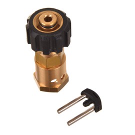 Hose Adaptor 11 mm Plug Nipple Thread 22 x 1.5 with Clip for Karcher Pressure Washer Counterpart