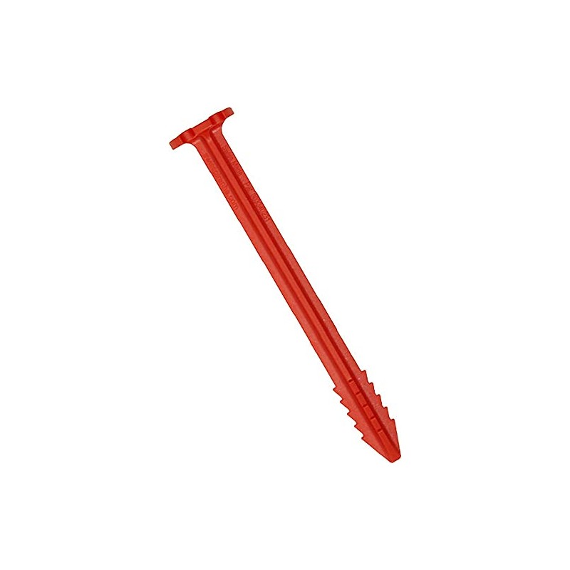 SwissPiranha SwissPiranha RT120 Tent Pegs (Set of 10), Red, S,