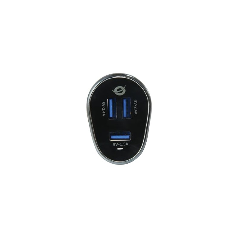 Conceptronic Carden 3-Port 31.5W USB Car Charger