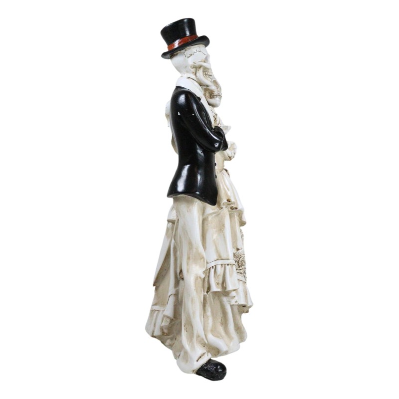 Love Never Dies Wedding Bride And Groom Skeleton Couple In