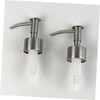 LABRIMP 2pcs Stainless Steel Lotion Pump Heads Press Pump Bottle